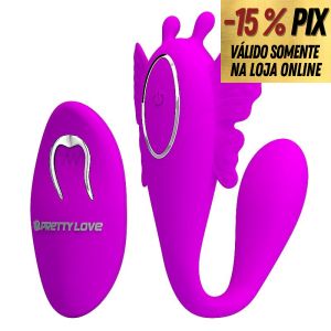 PRETTY LOVE CHIMERA - VIBRADOR DE CASAL COM CONTROLE REMOTO