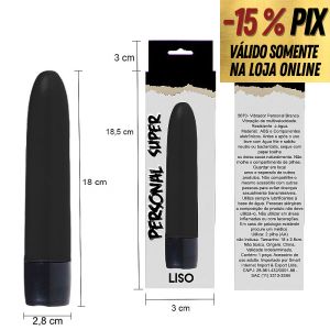 VIBRADOR CLÁSSICO PERSONAL 18 CM - LISO