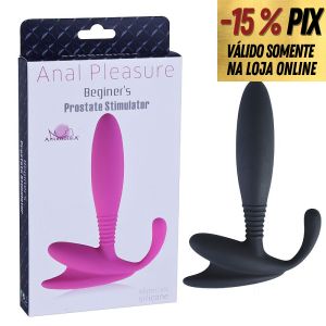 APHRODISIA BEGINER'S - ESTIMULADOR DE PRÓSTATA EM SILICONE CIRÚRGICO