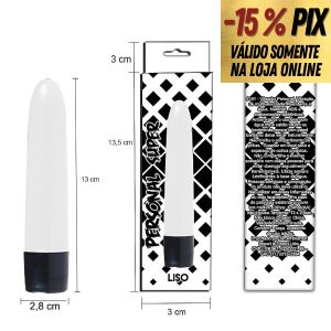 VIBRADOR CLÁSSICO PERSONAL DE 13 CM - LISO