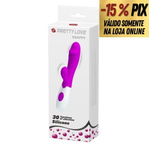 VIBRADOR SNAPPY 30 VIBRAÇÕES - PRETTY LOVE