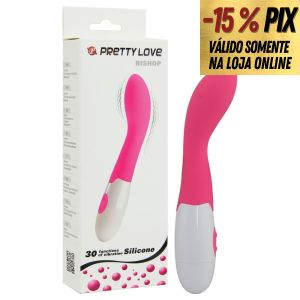 PRETTY LOVE BISHOP - VIBRADOR EM SILICONE CIRÚRGICO COM 30 NÍVEIS DE VIBRAÇÕES - COR ROXO