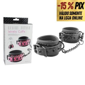 ALGEMAS COM CORRENTES E FIVELAS 30 CM - LUXURY FETISH
