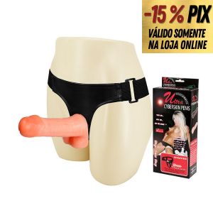 CINTA COM PRÓTESE EM SILICONE 17CM