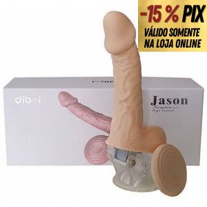 PRÓTESE COM VIBRAÇÃO E FUNÇÃO ROTAÇÃO RECARREGÁVEL COM CONTROLE REMOTO