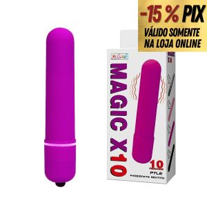 POWER BULLET AVELUDADO COM 10 VIBRAÇÕES