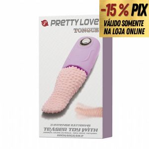 MASSAGEADOR EM FORMATO DE LÍNGUA - TONGUE - PRETTY LOVE 
