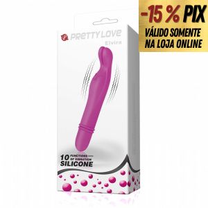 ESTIMULADOR FEMININO EM FORMATO DE COELHO ELVIRA - PRETTY LOVE