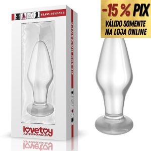 PLUG ANAL CÔNICO EM VIDRO - LOVETOY