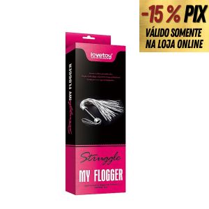 CHICOTE COURO LUXO - LOVETOY