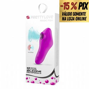 ESTIMULADOR DE CLITÓRIS - MAGIC FISH RECARREGÁVEL - PRETTY LOVE
