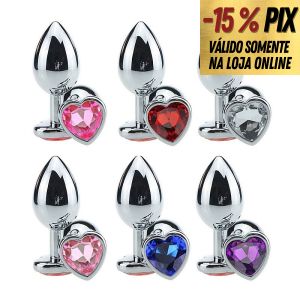 PLUG ANAL AÇO CORAÇÃO - TAMANHO M