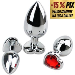 PLUG ANAL AÇO CORAÇÃO - TAMANHO G