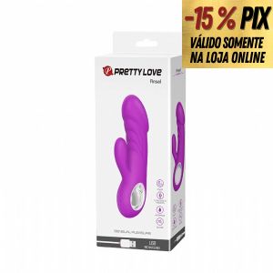 ESTIMULADOR DE PONTO G E CLITÓRIS RECARREGÁVEL ANSEL - PRETTY LOVE