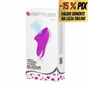 ESTIMULADOR DE SUCÇÃO RECARREGÁVEL - ISAAC- PRETTY LOVE