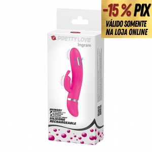 ESTIMULADOR DE PONTO G E CLITÓRIS INGRAM - PRETTY LOVE
