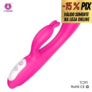 ESTIMULADOR DE PONTO G E CLITÓRIS RECARREGÁVEL - NAUGHTY - S-HANDE