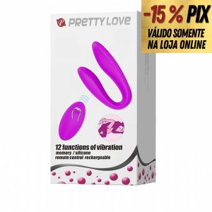 ESTIMULADOR DE CASAL LETITIA RECARREGÁVEL - PRETTY LOVE