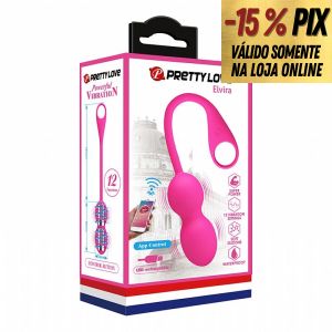 MASSAGEADOR ELVIRA - CONTROLE POR APP - PRETTY LOVE - USB