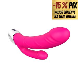 S-HANDE JAKIRO - VIBRADOR DUPLA PENETRAÇÃO PONTO G E ÂNUS