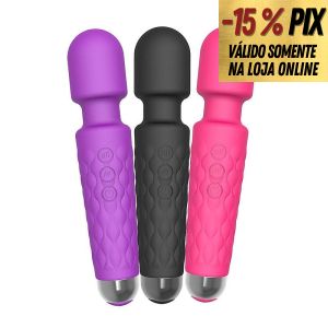 VARINHA MÁGICA RECARREGÁVEL COM 20 MODOS DE VIBRAÇÕES I - GREEN BABY