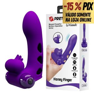 PRETTY LOVE ORLANDO - DEDEIRA EM SILICONE COM VIBRADOR