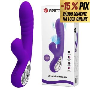 PRETTY LOVE JERSEY - VIBRADOR DE PONTO G E CLITÓRIS COM PULSAÇÃO