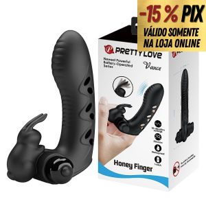 PRETTY LOVE VANCE - DEDEIRA EM SILICONE COM VIBRADOR