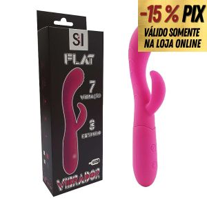 FLAT - VIBRADOR PARA PONTO G E CLITÓRIS RECARREGÁVEL