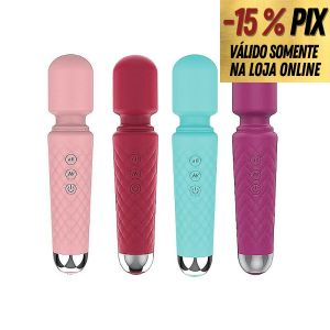 VARINHA MÁGICA RECARREGÁVEL COM 10 MODOS DE VIBRAÇÕES - GREEN BABY