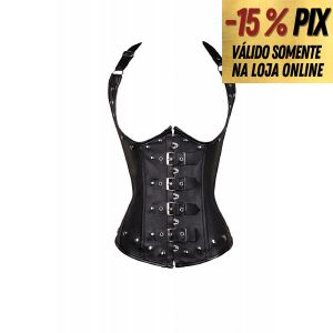 CORSELET SENSUAL COM FIVELAS E TIRAS 