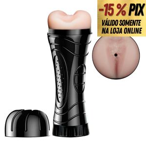 MASTURBADOR ÂNUS EM CYBERSKIN MODELO LANTERNA POCKET 