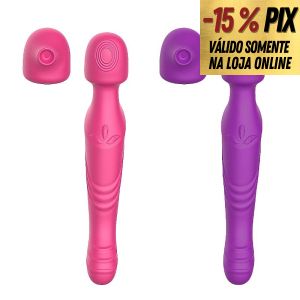 VARINHA MÁGICA COM 10 MODOS DE VIBRAÇÕES E PULSAÇÕES