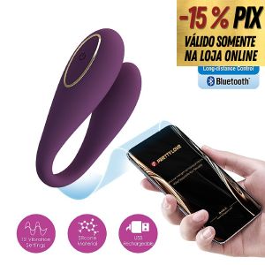 PRETTY LOVE AUGUST - VIBRADOR DE CASAL COM CONTROLE POR APP