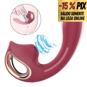 S-HANDE SELENE - VIBRADOR PARA PONTO G E CLITÓRIS COM PULSAÇÕES