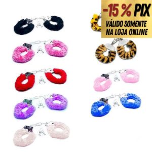 ALGEMA DE METAL COM PELÚCIA