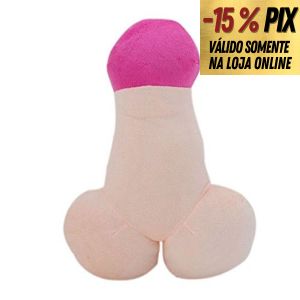 ALMOFADA EM FORMATO DE PÊNIS 40CM