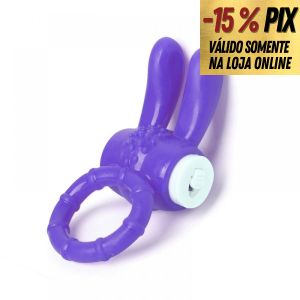 ANEL PENIANO COELHINHO COM VIBRAÇÃO 