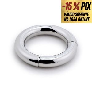 ANEL PENIANO EM AÇO INOX COM FECHO DE IMÃ - 3CM