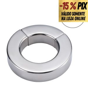 ANEL PENIANO EM AÇO INOX COM FECHO DE IMÃ - 3,5CM