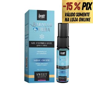 BABALUB VIBRA ICE - VIBRADOR LÍQUIDO SABOR CHICLETE COM EFEITO ICE