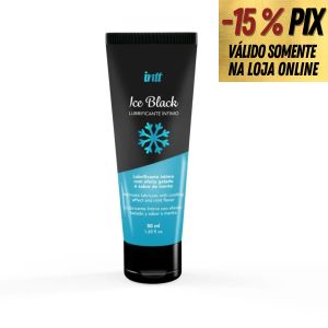 ICE BLACK - LUBRIFICANTE COM EFEITO REFRESCANTE SABOR MENTA - INTT