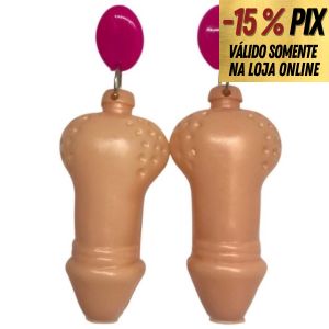 BRINCO EM FORMATO DE PÊNIS - CORES SORTIDAS