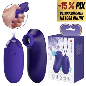 PRETTY LOVE ORTHUS -  ESTIMULADOR DE CLITÓRIS 2 EM 1: BULLET E PULSADOR