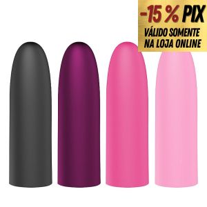 BULLET RECARREGÁVEL COM 10 MODOS DE VIBRAÇÕES