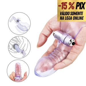 CAPA DE DEDO COM VIBRADOR 