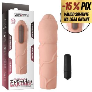 CAPA PENIANA COM VIBRO E TEXTURA REALÍSTICA - 16CM X 4CM