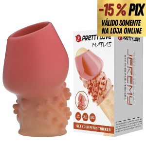 PRETTY LOVE MATIAS - CAPA PENIANA PARA GLANDE 6,5CM X 3,5CM