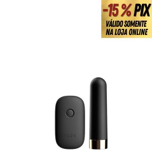 BULLET RECARRGÁVEL COM 10 MODOS DE VIBRAÇÕES E CONTROLE REMOTO