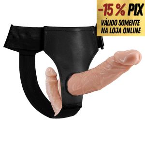CINTA STRAP ON COM PRÓTESE DUPLA